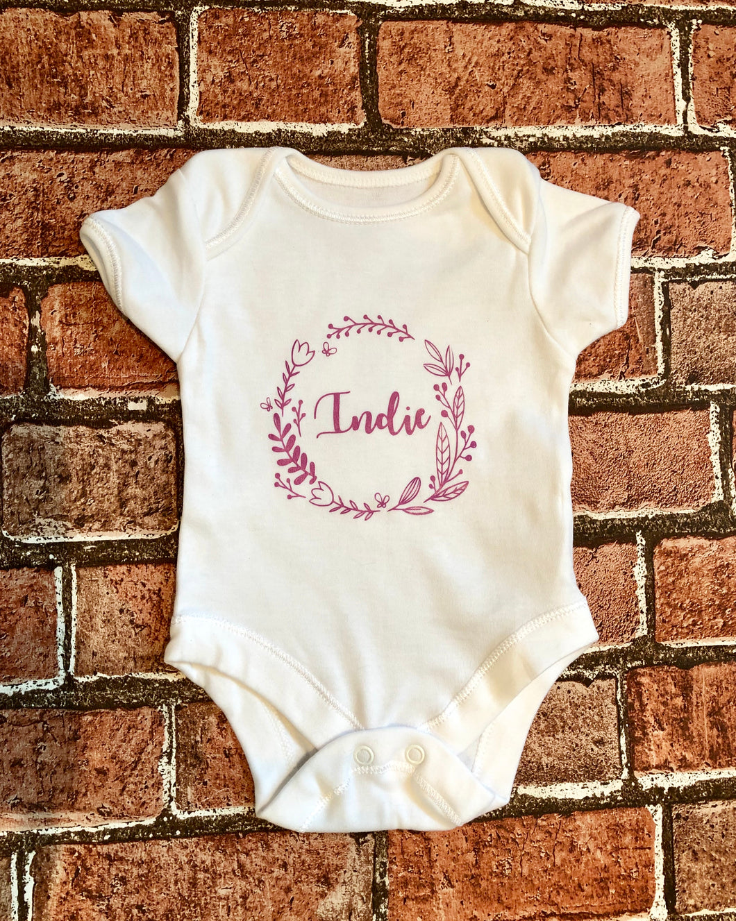 Baby Name Vest